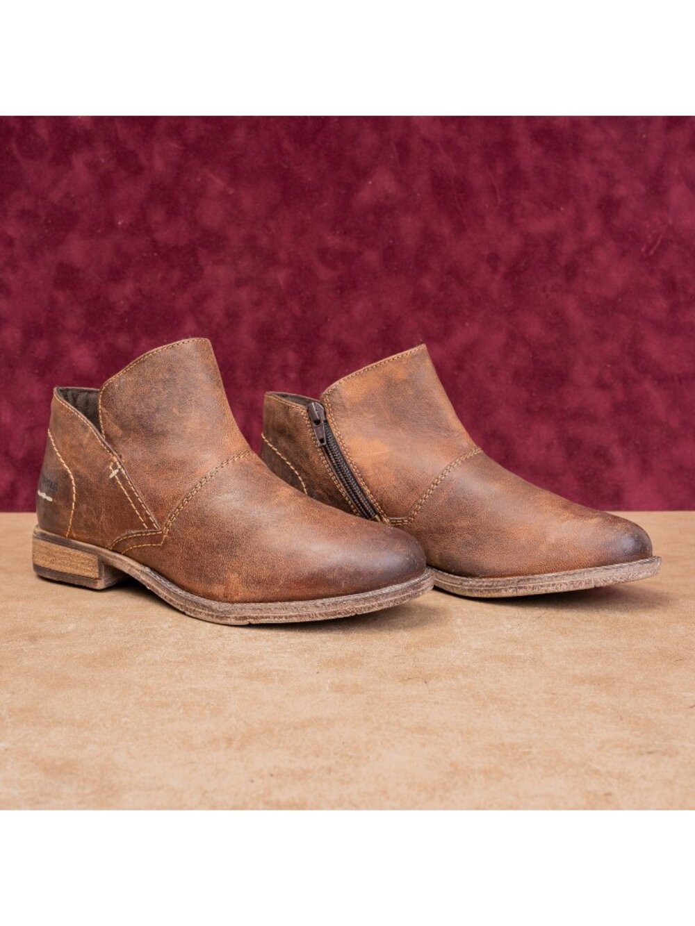 Josef Seibel Women Sienna Brown Leather Lightweight boots 8US EUR 38